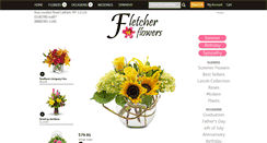 Desktop Screenshot of fletchersflowers.com